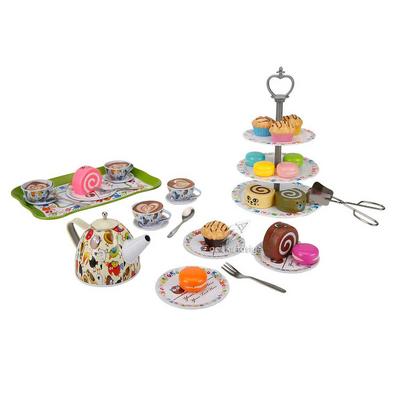 Sunman High Tea Çay Ve Pasta Seti 39 Parça Metal