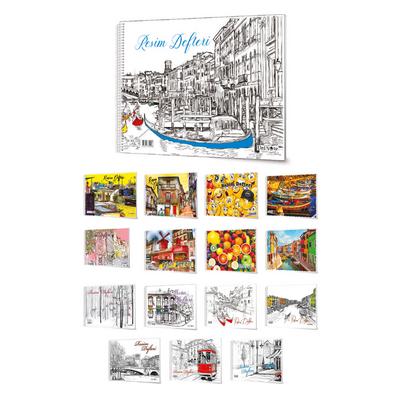 Spiralli Resim Defteri 33X48cm 30 Yaprak Büyük Boy