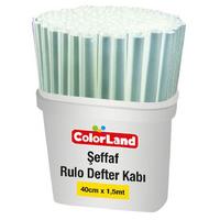 Colorland Şeffaf Rulo Kap 40X150cm (Adet)