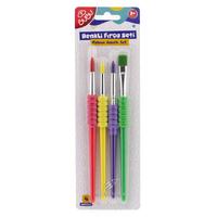 Bubu Renkli Fırça Seti 4'Lü