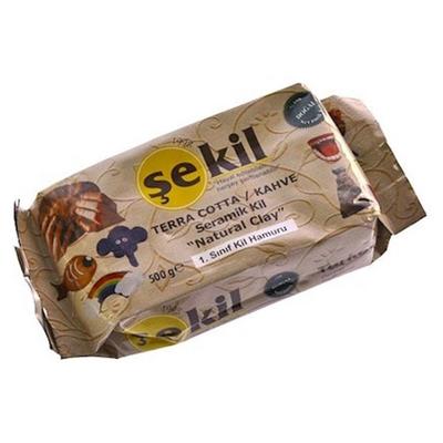 Şekil Seramik Hamuru Terracotta 500Gr Kahverengi