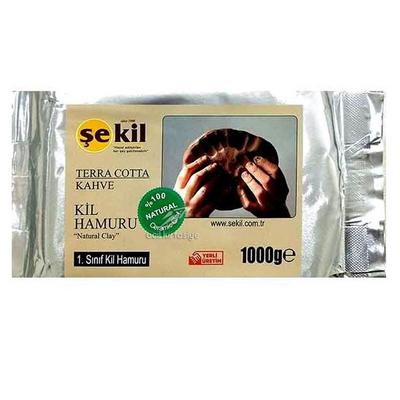 Şekil Seramik Hamuru Terracotta 1000Gr Kahverengi