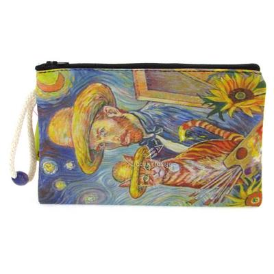 Haydibag İpli Kalem Çantası Şapkalı Kedi Ve Adam