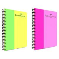 Faber-Castell Bi-Color Pp Sp A4 Defter 80 Kareli