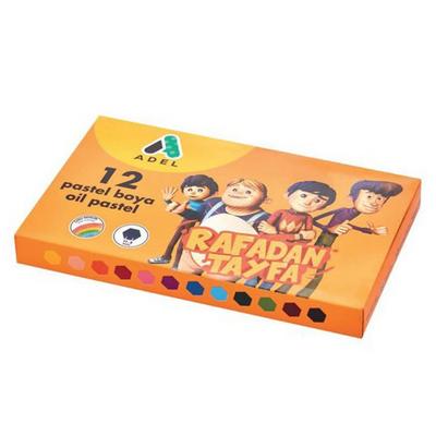 Adel Rafadan Tayfa Pastel Boya Karton Kutu 12 Renk