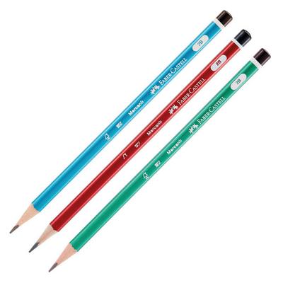 Faber-Castell Kurşun Kalem Mercanlı 2B Üçgen Gövdeli