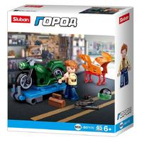 Sluban Town Motorcycle B0717c Retro Motor 45 Parça