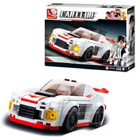 Sluban Car Club B0633c Beyaz Spor Araba 152 Parça