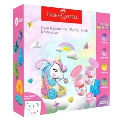 Faber-Castell Oyun Hamuru Kalıp Seti 4 Renk Unicorn
