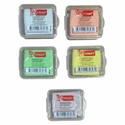 Mikro Hs-22 Hamur Resim Silgisi Kutulu Pastel Renkler (Adet)