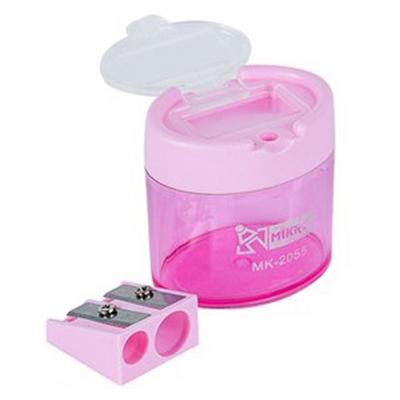 Mikro Mk-2055 Kalemtıraş Çiftli Pastel Renkler (Adet)
