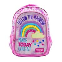 Muggle Mu-6696 Sırt Çantası Soft Rainbow Pembe