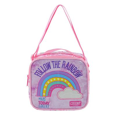 Muggle Mu-6733 Beslenme Çantası Soft Rainbow Pembe