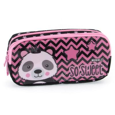 Muggle Mu-7341 Kalem Çantası Panda Siyah