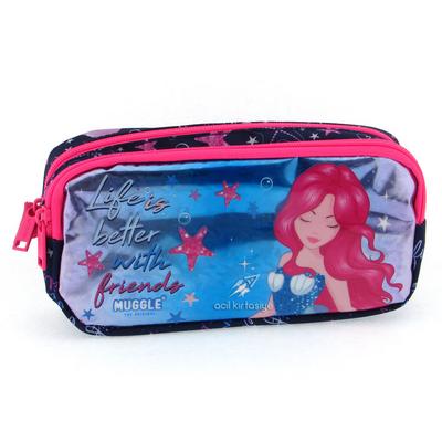 Muggle Mu-8874 Kalem Çantası Marmaid Lacivert