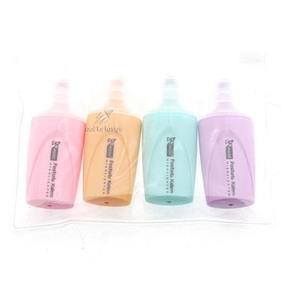 Mikro Mk-604P-4 Fosforlu Kalem Pastel Renkler 4'Lü Set