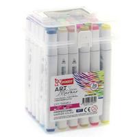 Mikro Art Marker Çift Taraflı Marker Kalem Seti 36'Lı