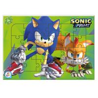 Laço Kids Puzzle So7866 24 Parça Sonic