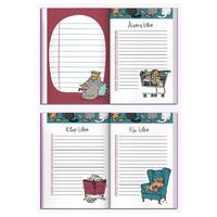 Thinkbook Tb-001 Zamansız Kediler Haftalık Plan Ajandası Kum Saati