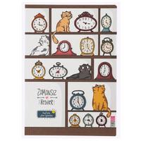 Thinkbook Tb-001 Zamansız Kediler Haftalık Plan Ajandası Kitaplık