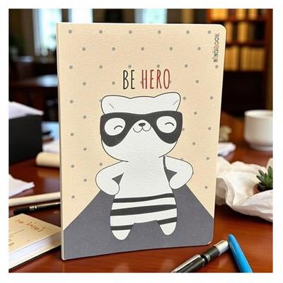 Ninobook Nb-005 Karton Kapaklı Defter 15X21cm 128 Sayfa Çizgisiz Big Hero Cat