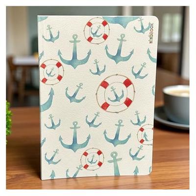 Ninobook Nb-005 Karton Kapaklı Defter 15X21cm 128 Sayfa Çizgisiz Big Anchor