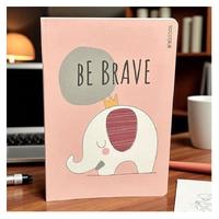 Ninobook Nb-005 Karton Kapaklı Defter 15X21cm 128 Sayfa Çizgisiz Big Brave Elephant