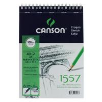 Canson 1557 Eskiz Defteri 120Gr A5 14,8X21cm 40 Yaprak