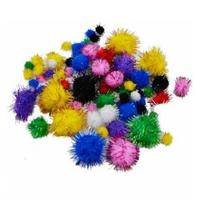 Metalik Ponpon Karışık Paket