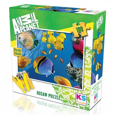 Ks Games Animal Planet 100 Parça Puzzle 10113 Underwater