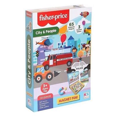 Fisher-Price Manyetik Flash Card City & People