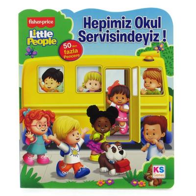 Fisher Price Flap Book Pencereli Etkinlik Kitabı Hepimiz Okul Servisindeyiz
