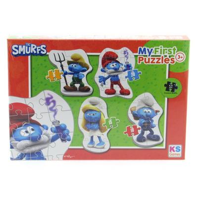 The Smurfs Şirinler Smr10304 Puzzle 4'Lü