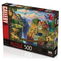 Ks Games 500 Parça Puzzle 20012 House On The Cliff