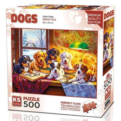 Ks Games 500 Parça Puzzle 20091 Little Paws