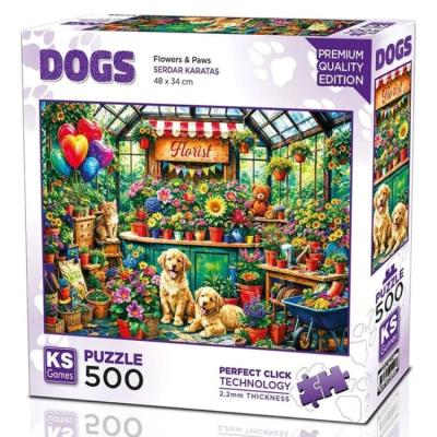 Ks Games 500 Parça Puzzle 20105 Flowers & Paws