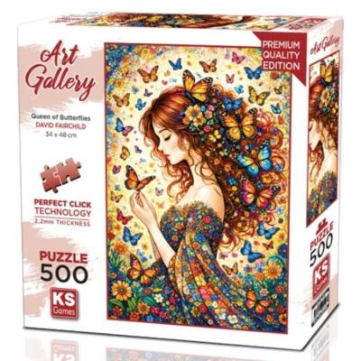 Ks Games 500 Parça Puzzle 20106 Queen Of Butterfilies