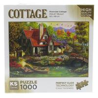 Ks Games 1000 Parça Puzzle 20736 Riverside Cottage