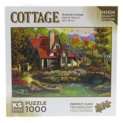 Ks Games 1000 Parça Puzzle 20736 Riverside Cottage