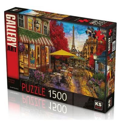 Ks Games 1500 Parça Puzzle 22013 Evening In Paris