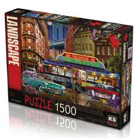 Ks Games 1500 Parça Puzzle 22017 Rickey's Diner