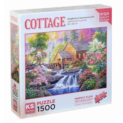 Ks Games 1500 Parça Puzzle 22027 Songbirds At Summertime Mill