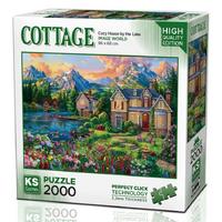 Ks Games 2000 Parça Puzzle 22522 Cozy House By The Lake