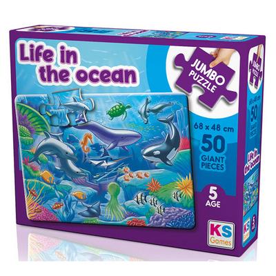 Ks Games 50 Parça Jumbo Puzzle 5 Yaş 31013 Life In The Ocean