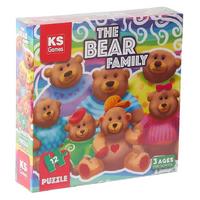 Ks Games 32705 Okul Öncesi Puzzle 3 Yaş 12 Parça The Bear Family