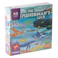 Ks Games 32708 Okul Öncesi Puzzle 4 Yaş 24 Parça The Fisherman's Luck