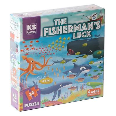 Ks Games 32708 Okul Öncesi Puzzle 4 Yaş 24 Parça The Fisherman's Luck