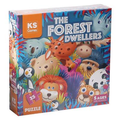 Ks Games 32713 Okul Öncesi Puzzle 5 Yaş 35 Parça The Forest Dwellers