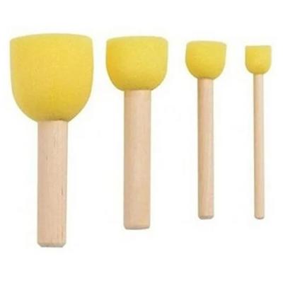 Brons Rulo Tampon Sünger Fırça 4'Lü