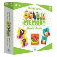 Ca Memory Eşleştirme Kartları Meyveler - Sebzeler